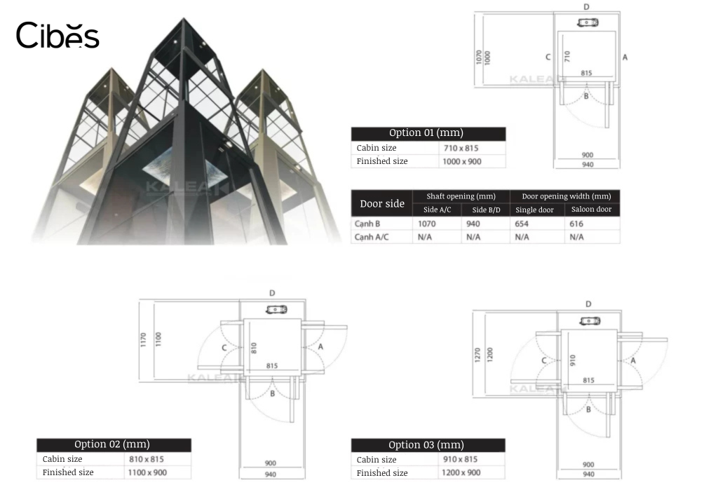 Home-elevator-dimension